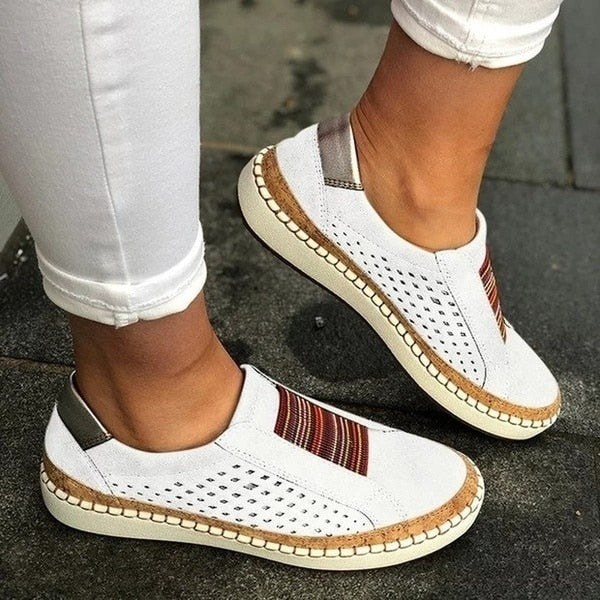 Elara - Chic Boho Slip-On Sneakers