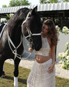 Luna - Maternity Halter Neck Two-Piece Set