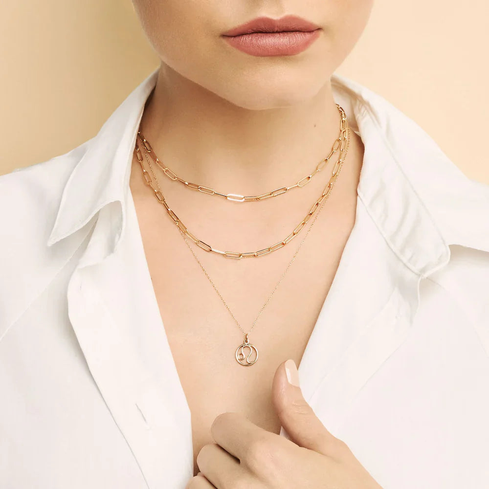 Ondina - Minimalist Zodiac Sign Necklace
