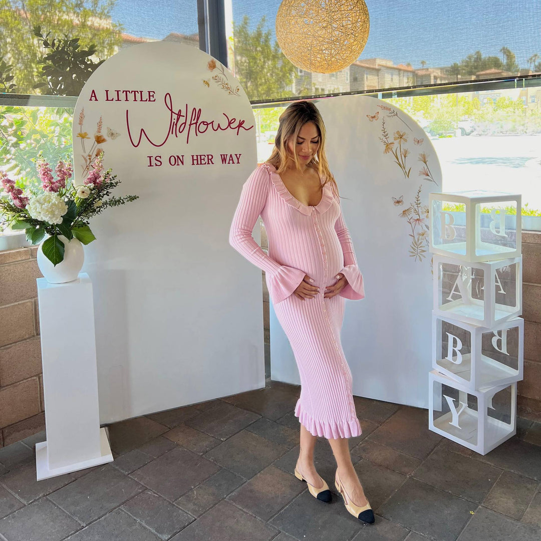 Riley - Maternity Ribbed Knit Bodycon Dress