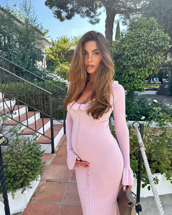 Riley - Maternity Ribbed Knit Bodycon Dress