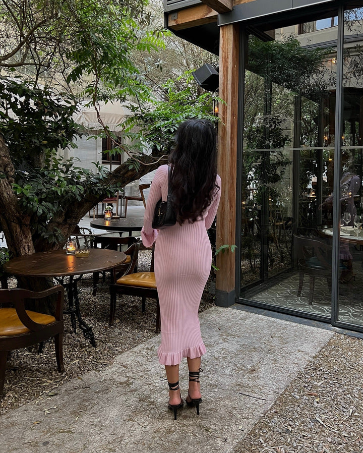 Riley - Maternity Ribbed Knit Bodycon Dress