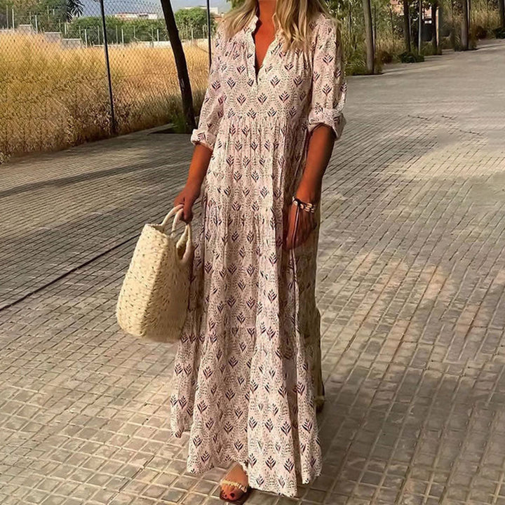 Nora - Elegant Boho Maxi Dress