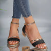 Zoey - Open Toe Ankle Strap Sandals