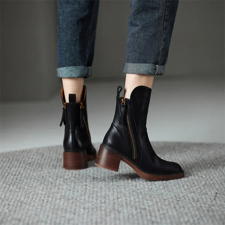 Savannah - Stylish & Comfortable Leather Boots