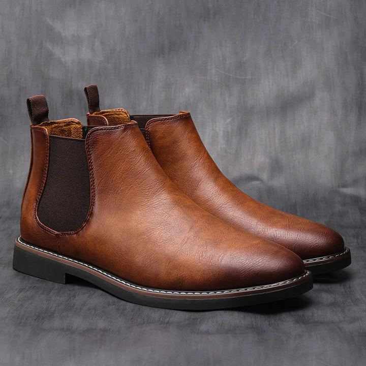 Robert - Timeless Chelsea Leather Boots