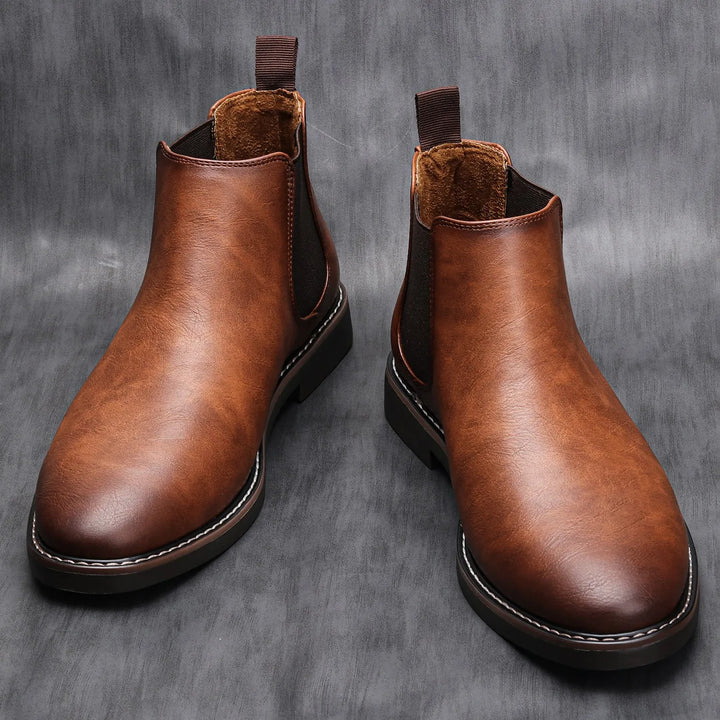 Robert - Timeless Chelsea Leather Boots