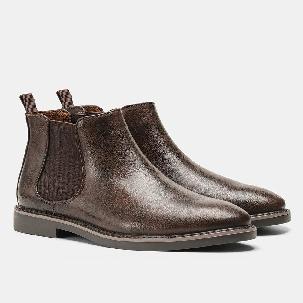 Robert - Timeless Chelsea Leather Boots