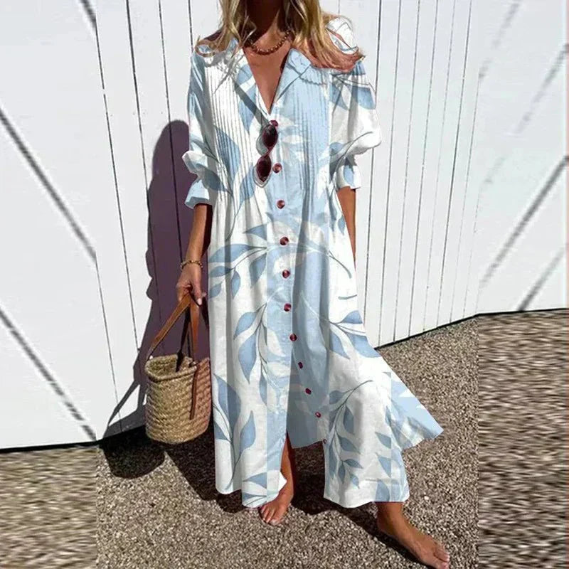 Olivara - Fashionable Elegant Printed Dress