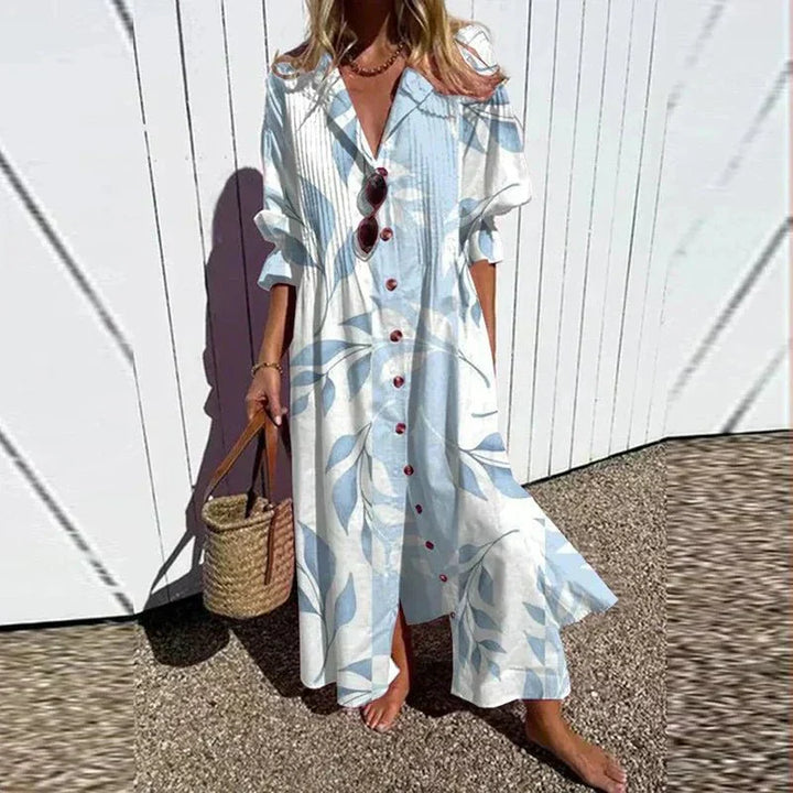 Olivara - Fashionable Elegant Printed Dress