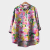Fallon - Elegant Floral Printed Top with Pocket