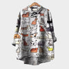 Rhea - Loose and Comfortable Printed Top
