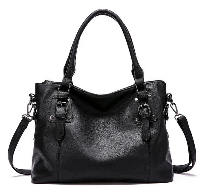 Vera - Buckled Tote Handbag