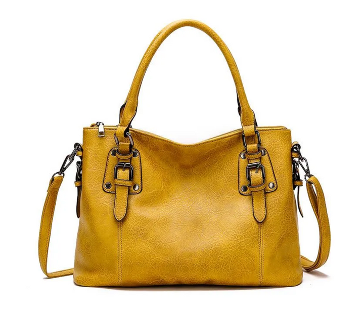 Vera - Buckled Tote Handbag