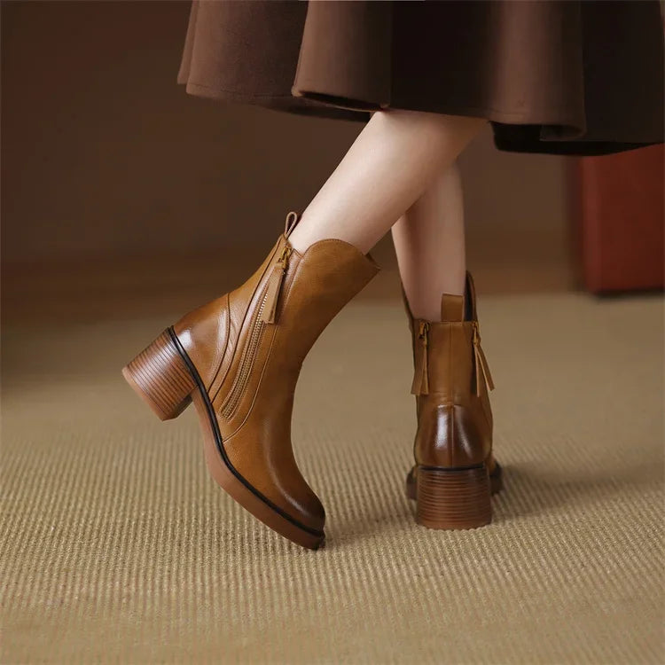 Savannah - Stylish & Comfortable Leather Boots