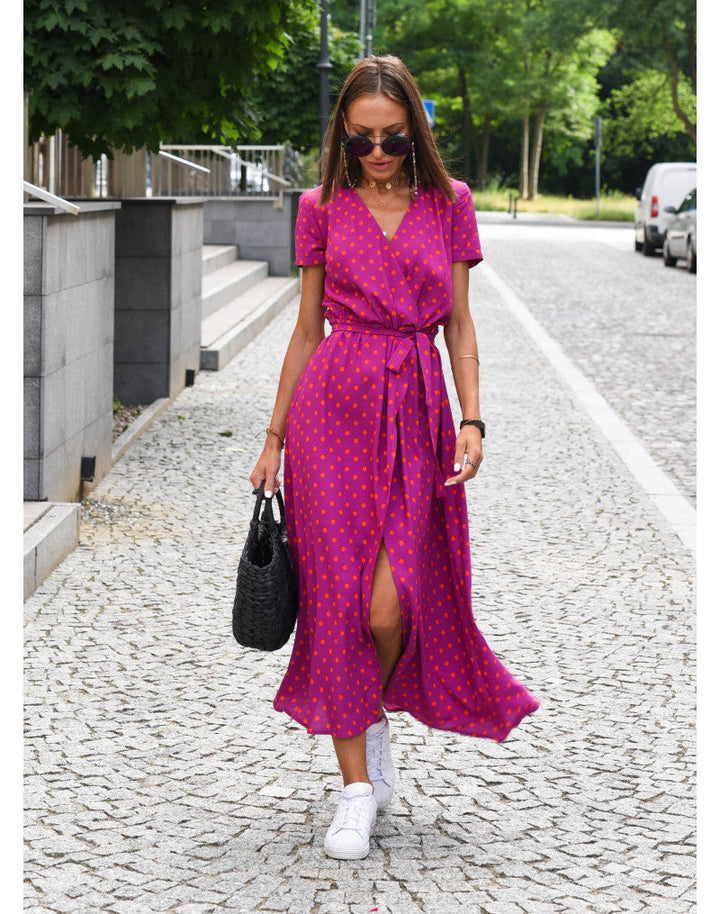 Sloane - Elegant Floral Tummy Covering Dress