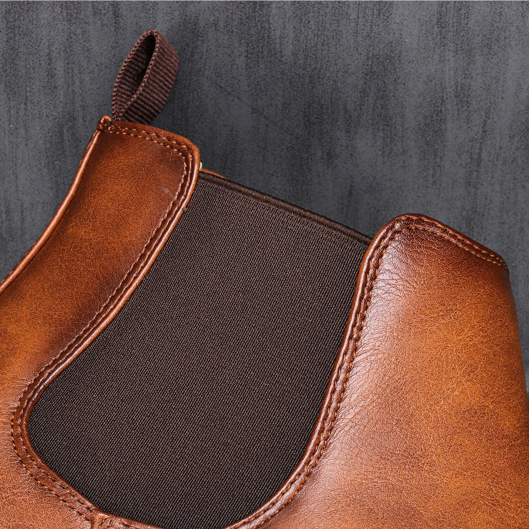 Robert - Timeless Chelsea Leather Boots