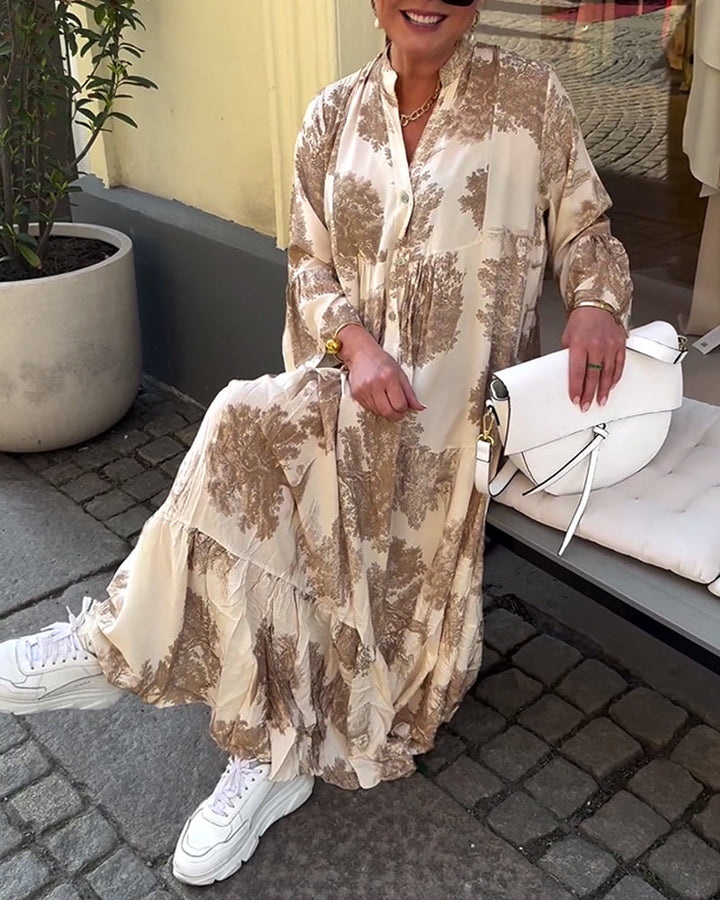 Carmina - Chic Long Floral Dress