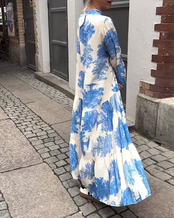 Carmina - Chic Long Floral Dress