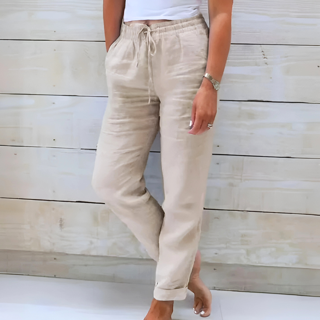 Lily - Comfortable Elegant Elastic Waist Pants