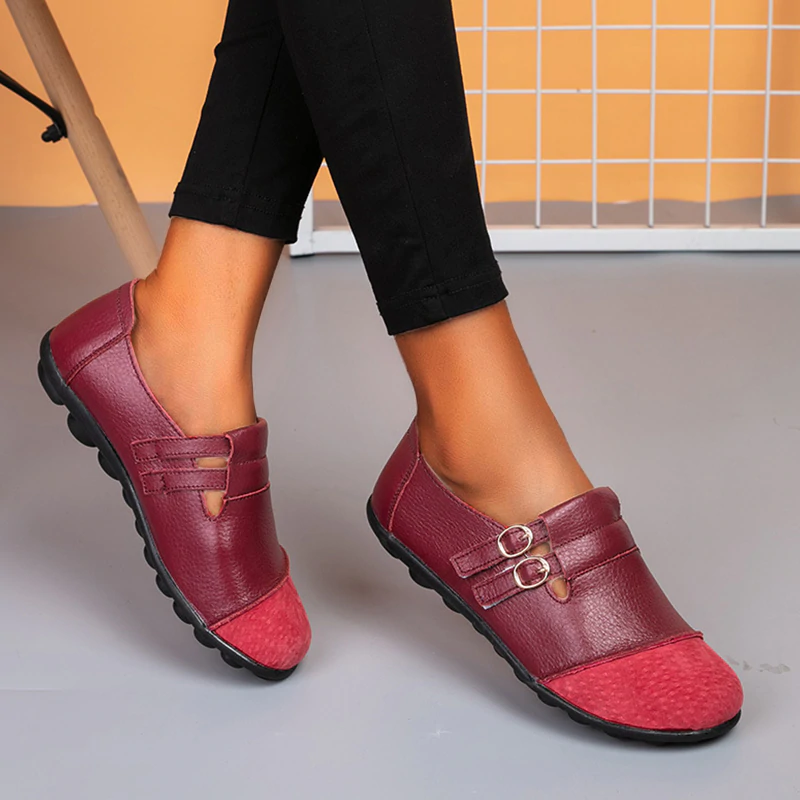 Priscilla - Comfortable Stitching Detail Women’s Loafers
