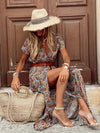 Kate - Chic Pleated Puff Sleeve Dress