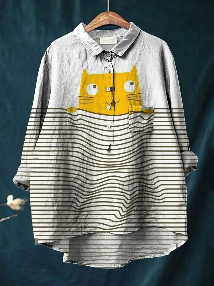 Addison - Creative Cat Art Shirt