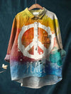Nora - Colorful Peace Art Shirt