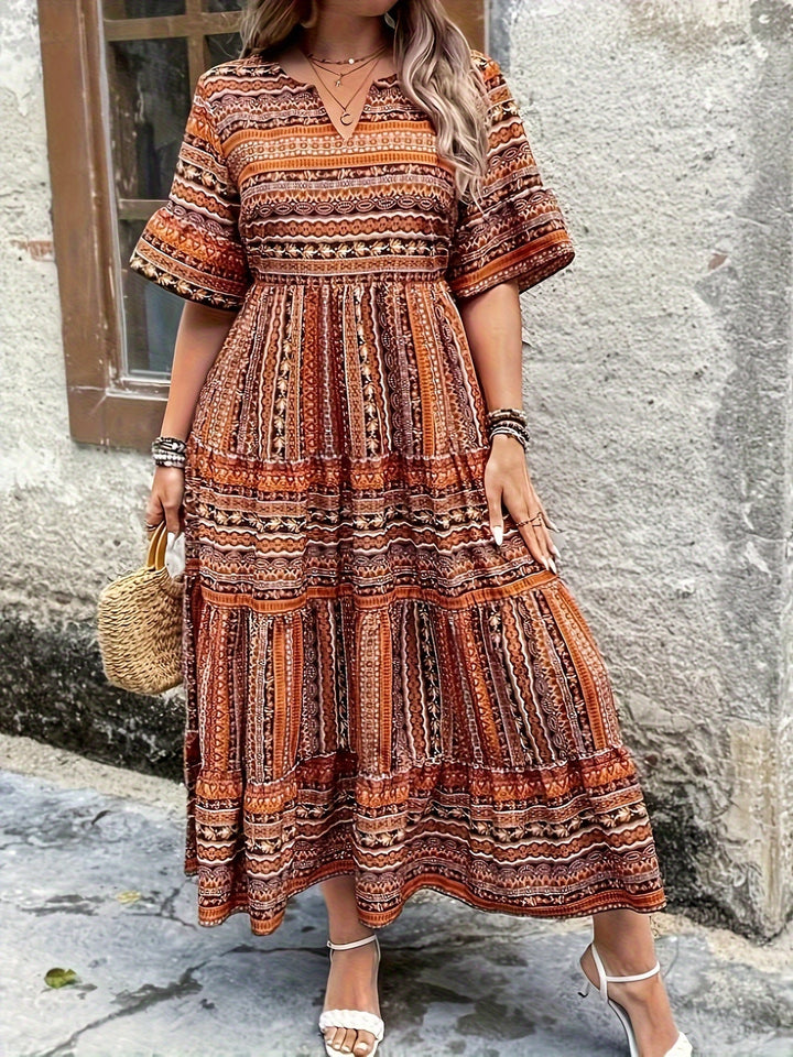 Marina - Ethnic Flowy Dress