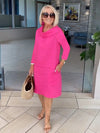 Zerena - Casual Cotton Pile Collar Dress