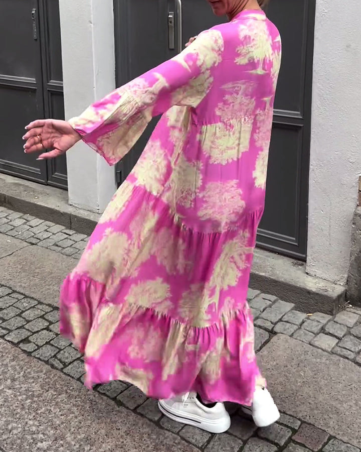 Carmina - Chic Long Floral Dress