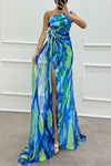 Eva - Trendy Skew Collar One Shoulder Party Dress