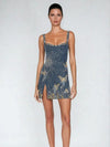 Zaylee - Elegant Slim Fit Side Slit Dress