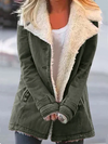 Fiona – Chic Faux Denim Winter Jacket