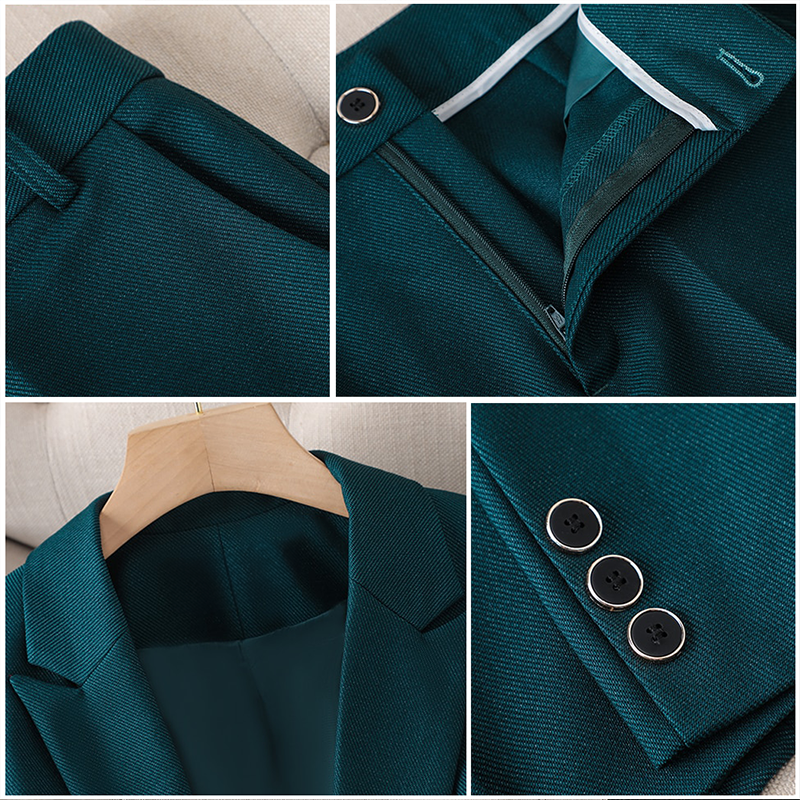 Rue - Women’s Plain Blazer and Pants Set