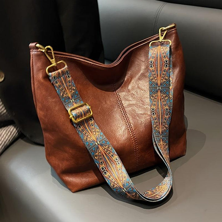 Alora - Vintage PU Leather Crossbody Shoulder Bag