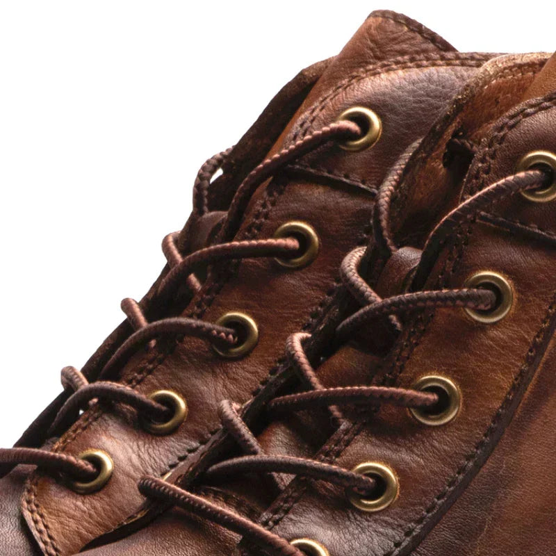 James - Retro High Men's Leather Shoes