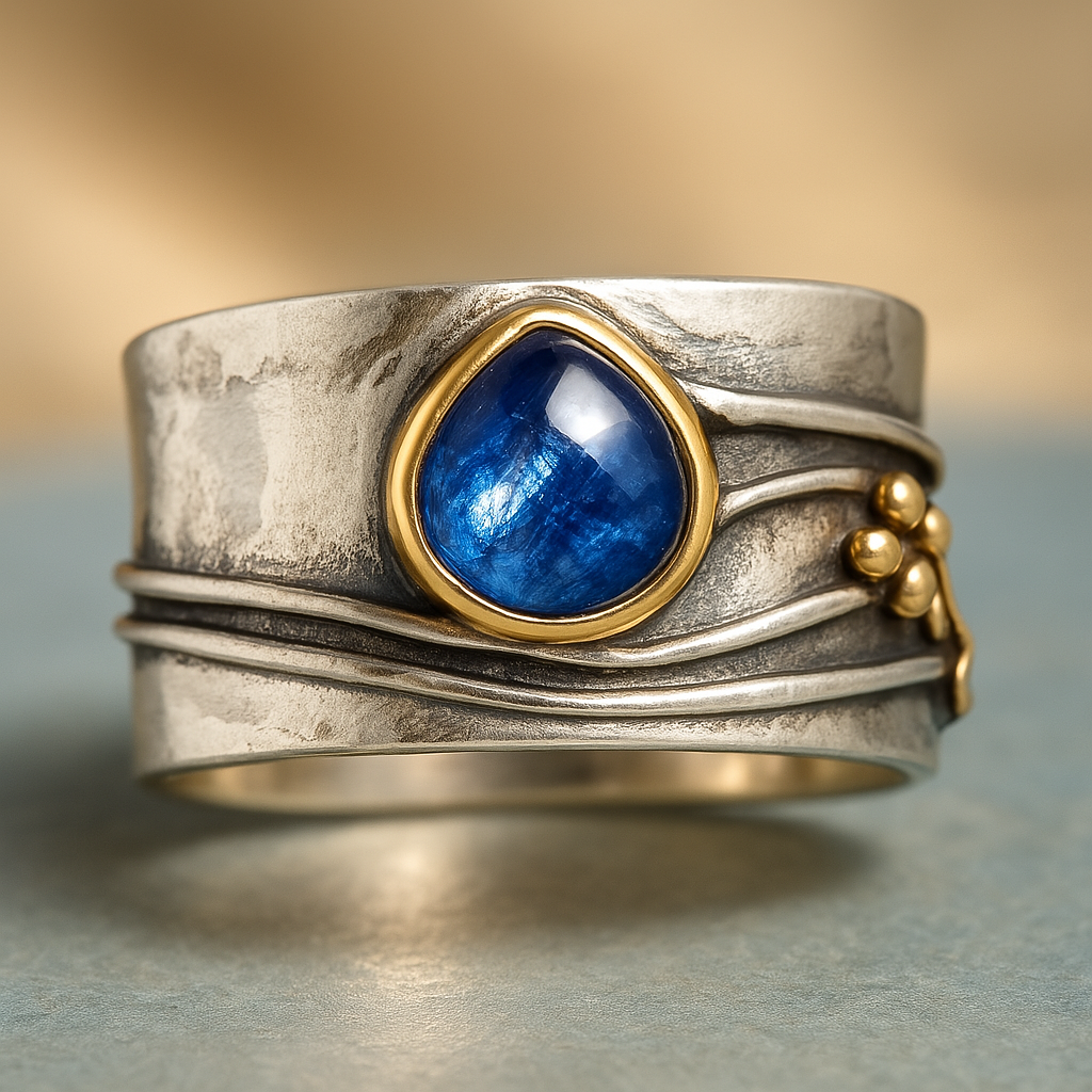 Genevieve - Large Crystal Bohemian Mystic Ring