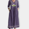 Ysella - Boho Chic V Neck Maxi Dress