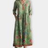 Zelia - Summer Floral Loose Maxi Dress