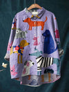 Amelia - Vintage-Inspired Dog Art Tee