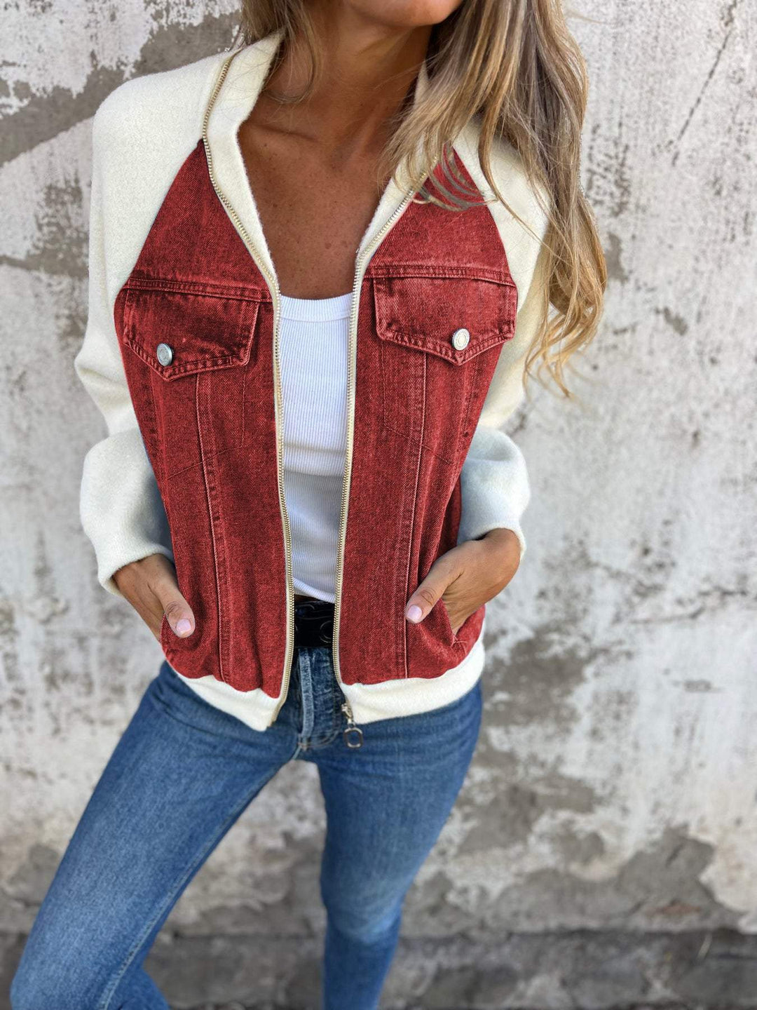 Audrey - Versatile Classic Denim Jacket