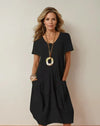Delyra - Breathable Cotton Lightweight Summer Dress