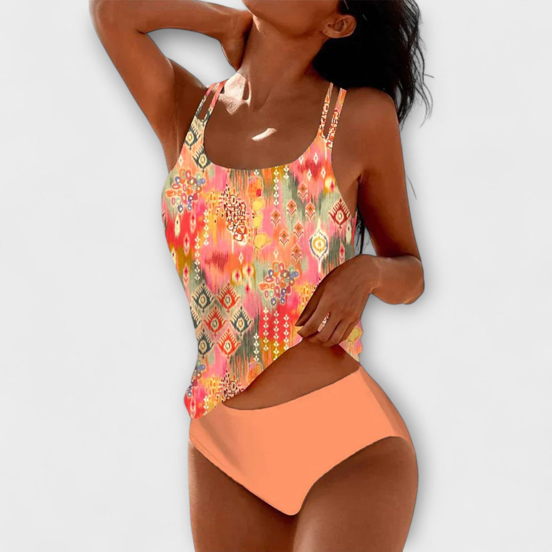 Christina - Chic Printed 2-Piece Bikini Set