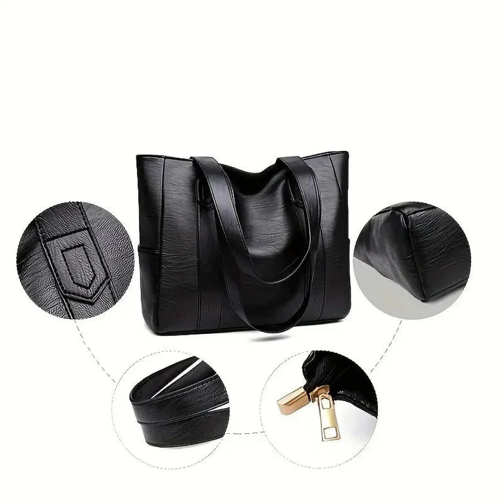 Xanthe - Classic Large Capacity Vegan Tote Bag