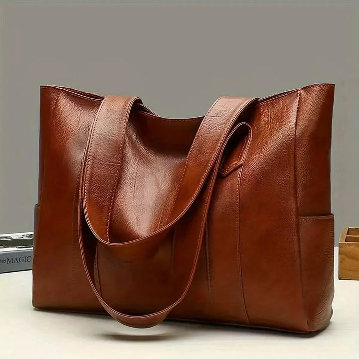Xanthe - Classic Large Capacity Vegan Tote Bag
