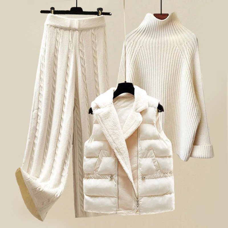 Willow - Cozy 3-Piece Knitwear Set for Women