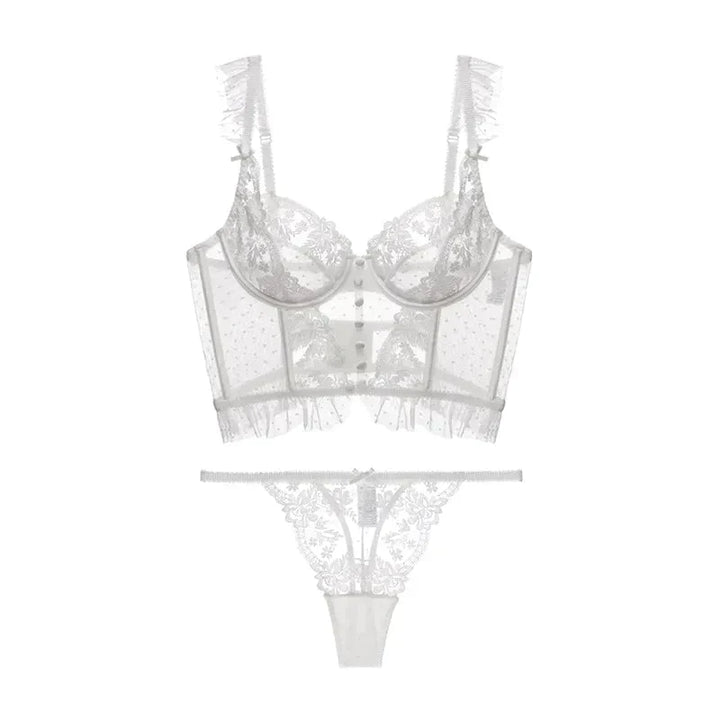Daria - French Lace Push-Up Bra & Panty Set