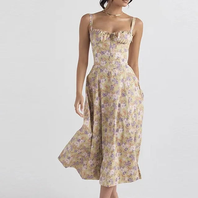 Odette - Women's Boho Slip Skirt Summer Dress